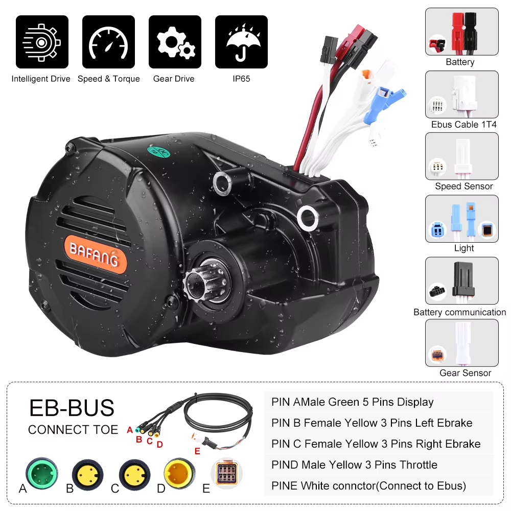 E-bike Bafang M620 G510 48/52V - Mid Drive Conversion Kit 1000W recensie en prijs